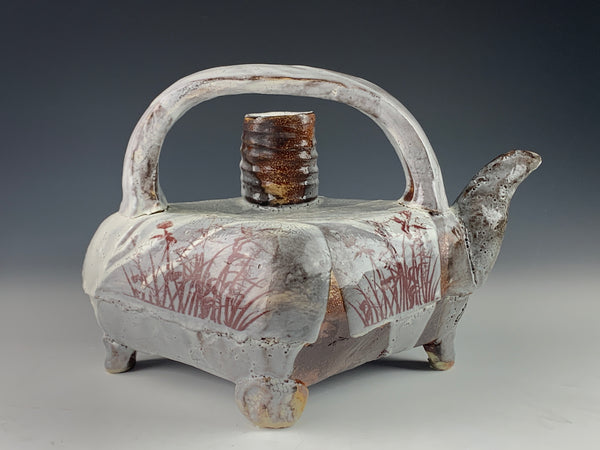Teapot w/ ceramics decals