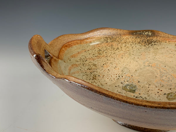 Wood Fired Serving Bowl w/ handles - Part of the 50% off sale