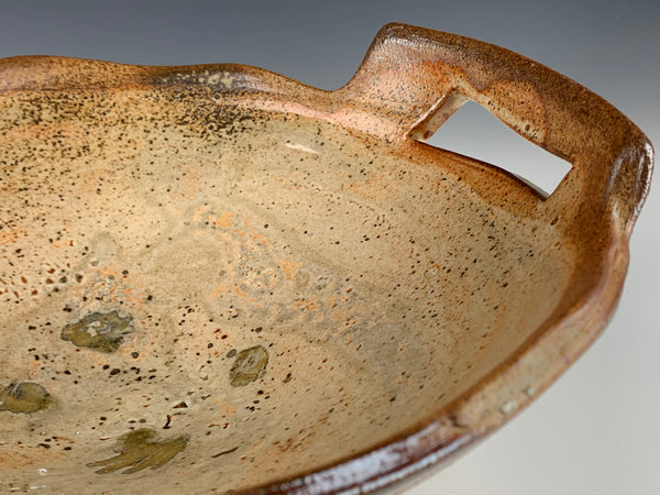 Wood Fired Serving Bowl w/ handles - Part of the 50% off sale